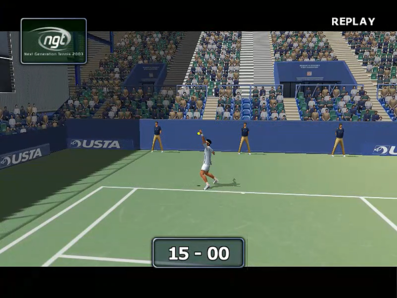 Roland Garros 2003 screenshot 3 for Playstation 2
